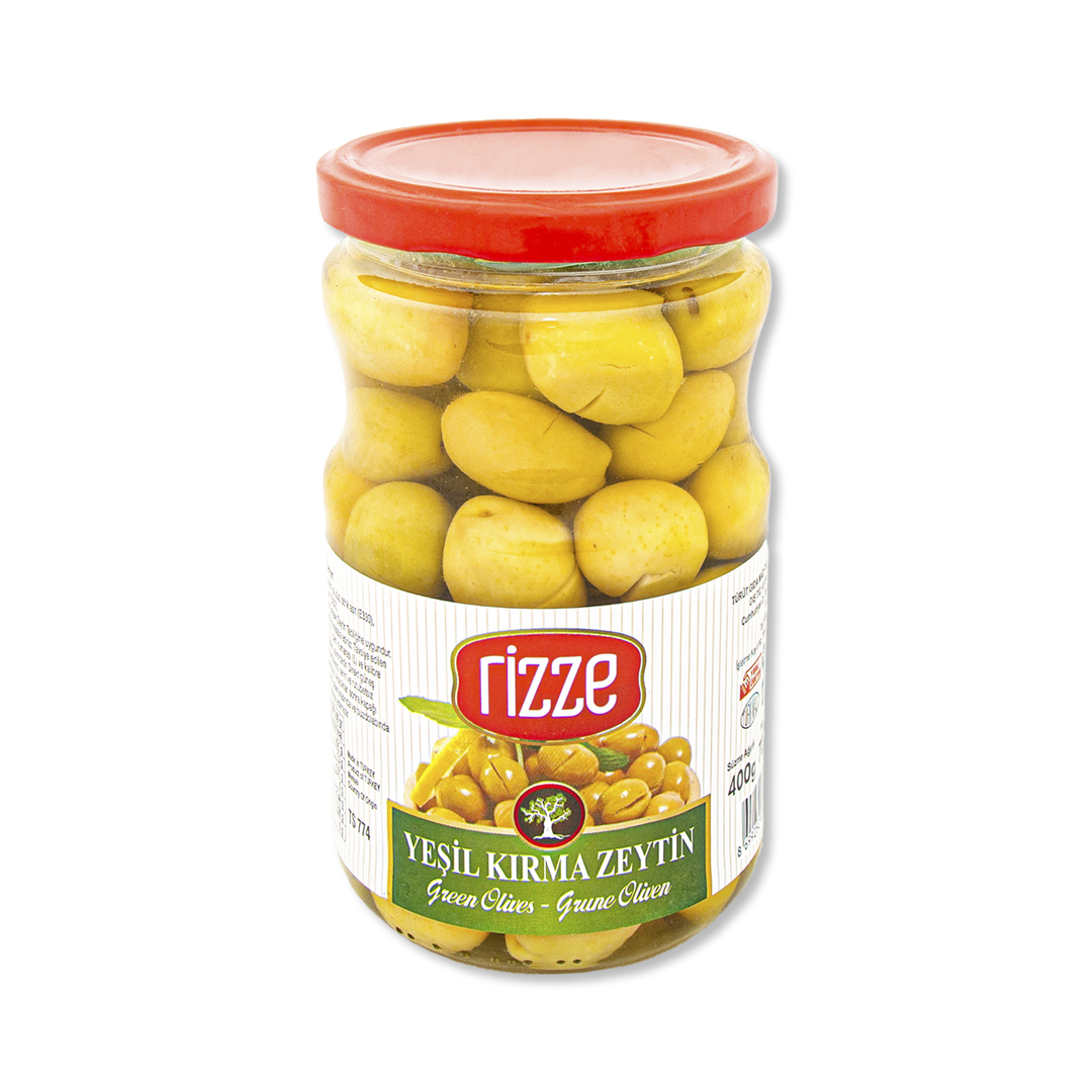 YEŞİL KIRMA ZEYTİN 400 GR