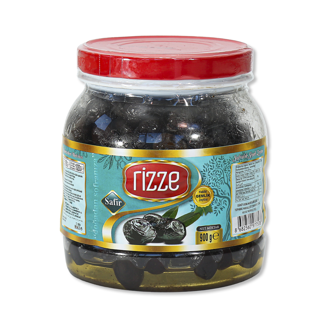 SAFİR SİYAH ZEYTİN 900 GR